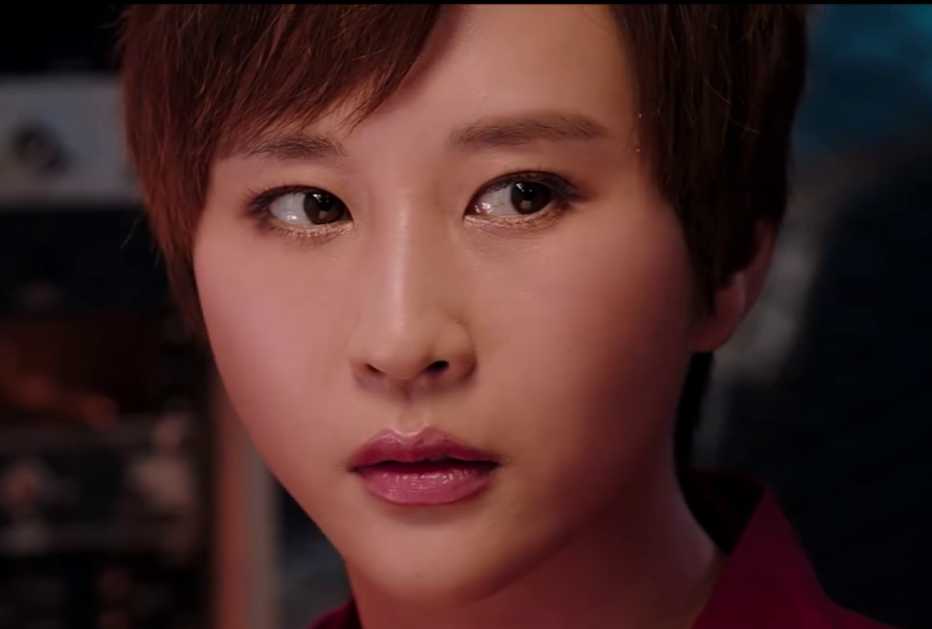 夏侯云姗在这部电影中眼神犀利还带着柔情,喜欢她吗?