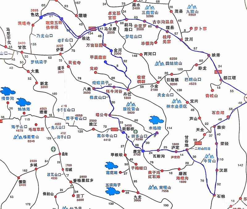 色达牛背山夏日川西自由行