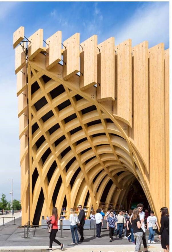 有一种很酷的建筑材料叫木头