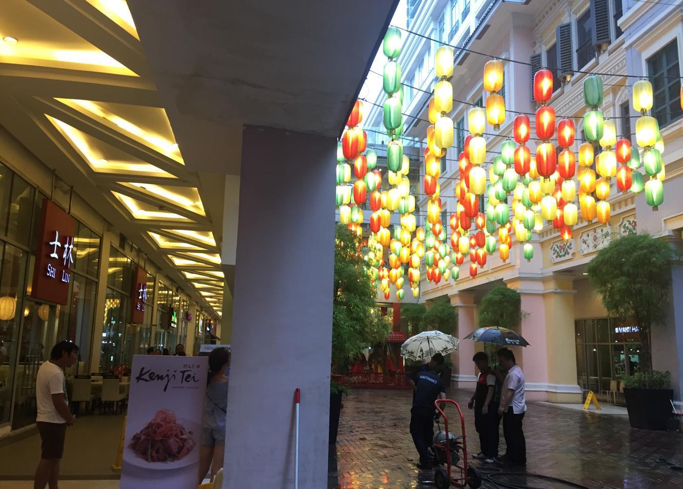 菲律宾马尼拉的中国城步行街.