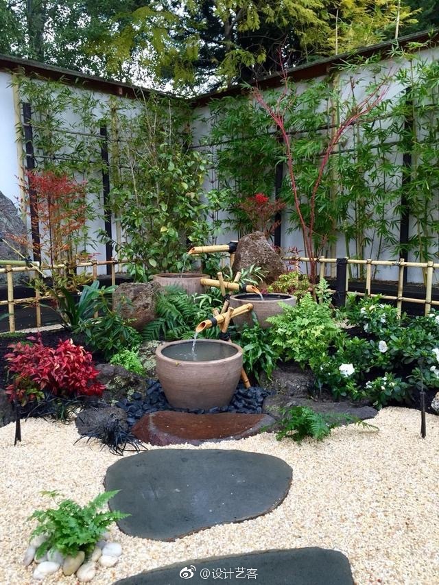 庭院的日式枯山水造景寄情于山水之间