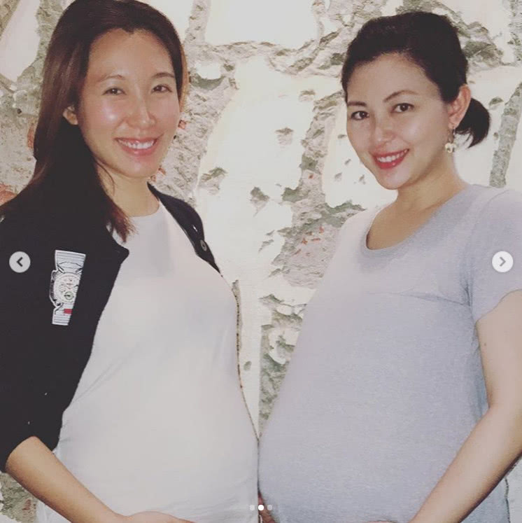 31岁港姐李美慧分享素颜孕照,坦言56岁老公非常期待女儿出生