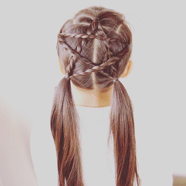 给小女孩编头发,这九款发型是首选,别错过