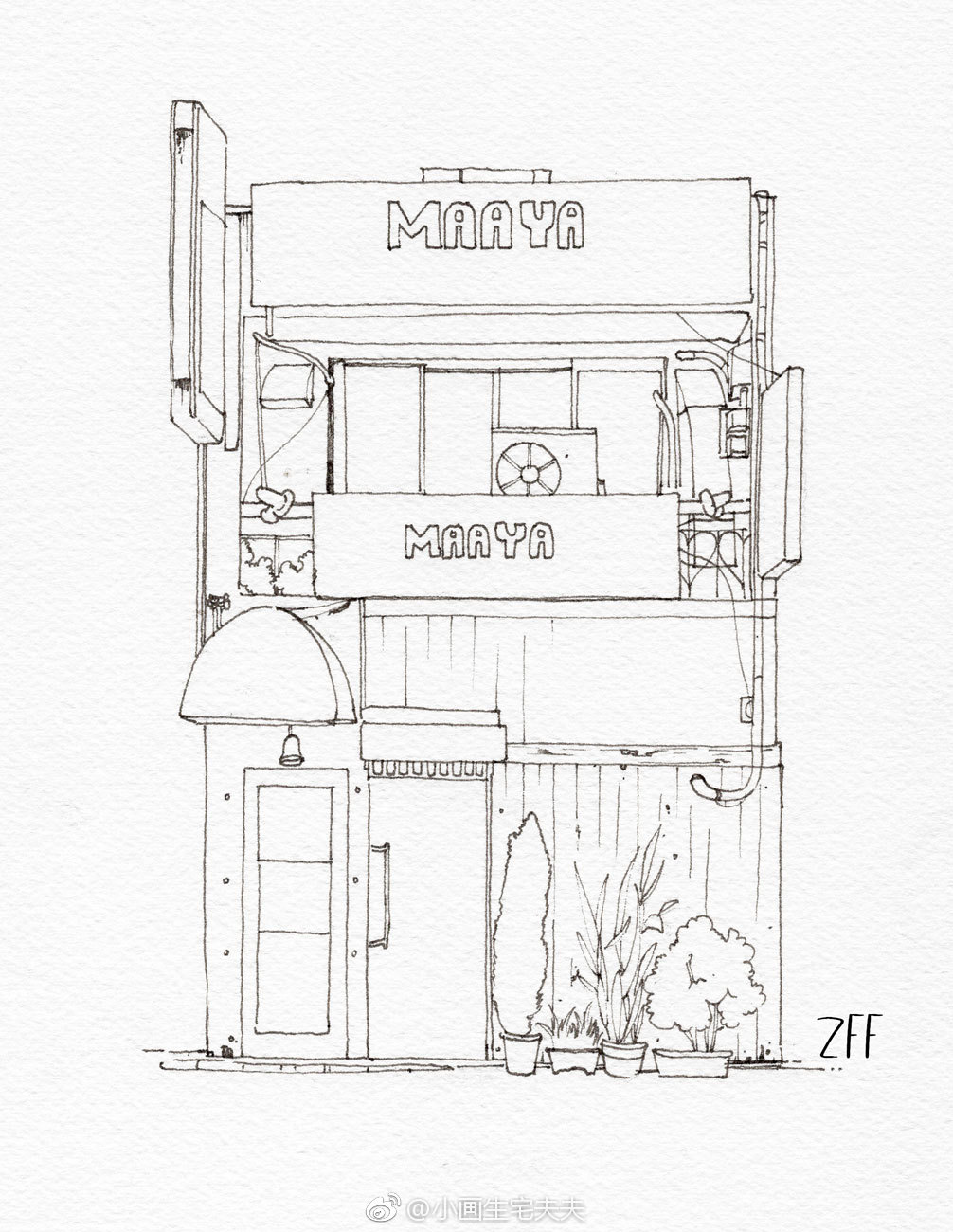 近期小店线稿九宫格愿望是画满一条街67投稿