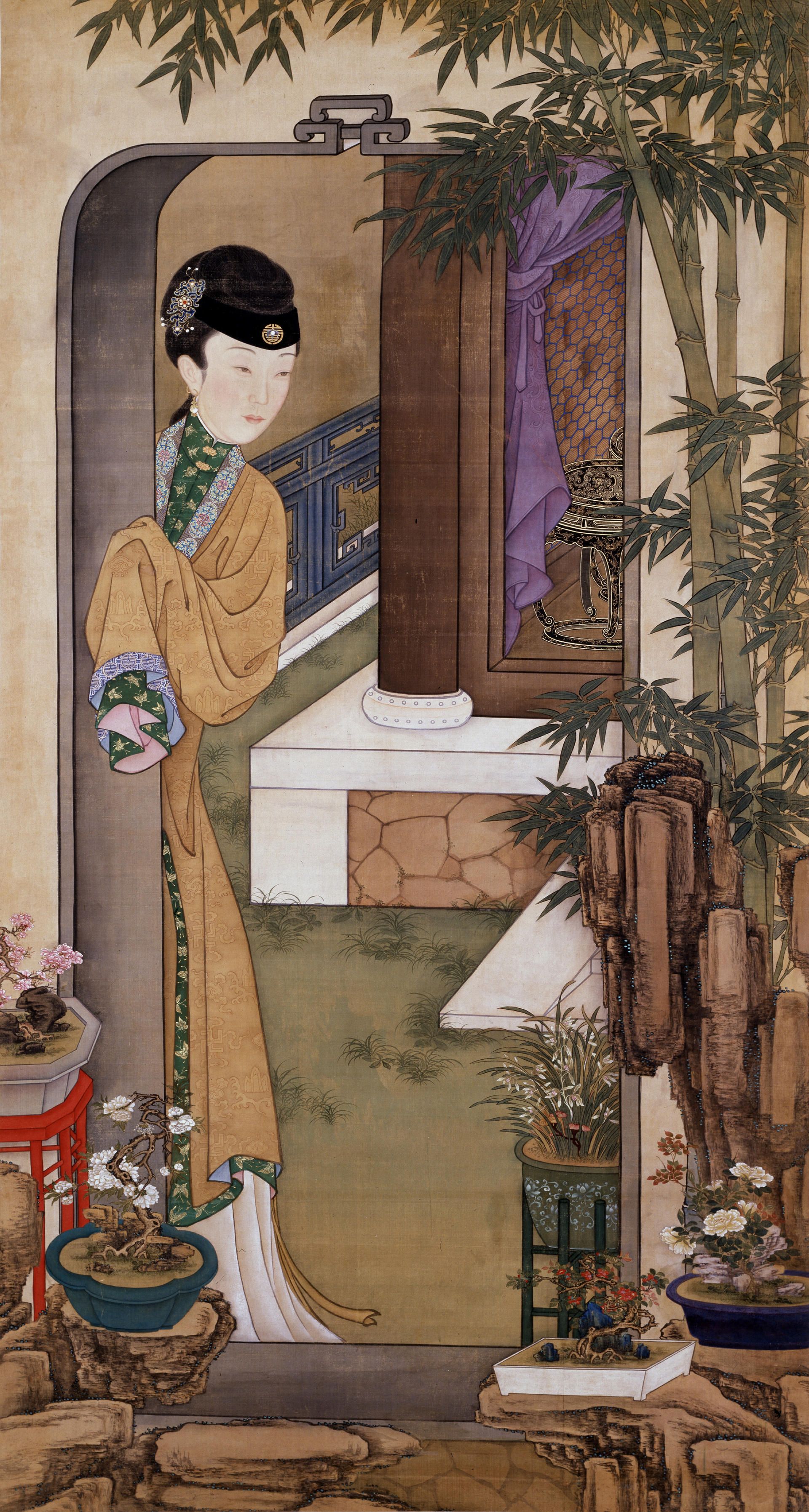 清宫十二美人图(上)摘录→_→1950年故宫博物院工作人员杨臣彬,石雨村