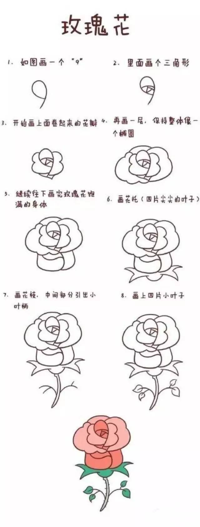 绘画教程牵牛花简笔画教程