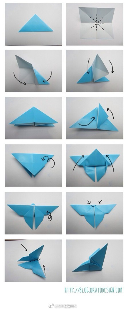 蝴蝶美呆~~妈妈们跟宝宝一起折吧~~ 67676767|蝴蝶|折纸|教程