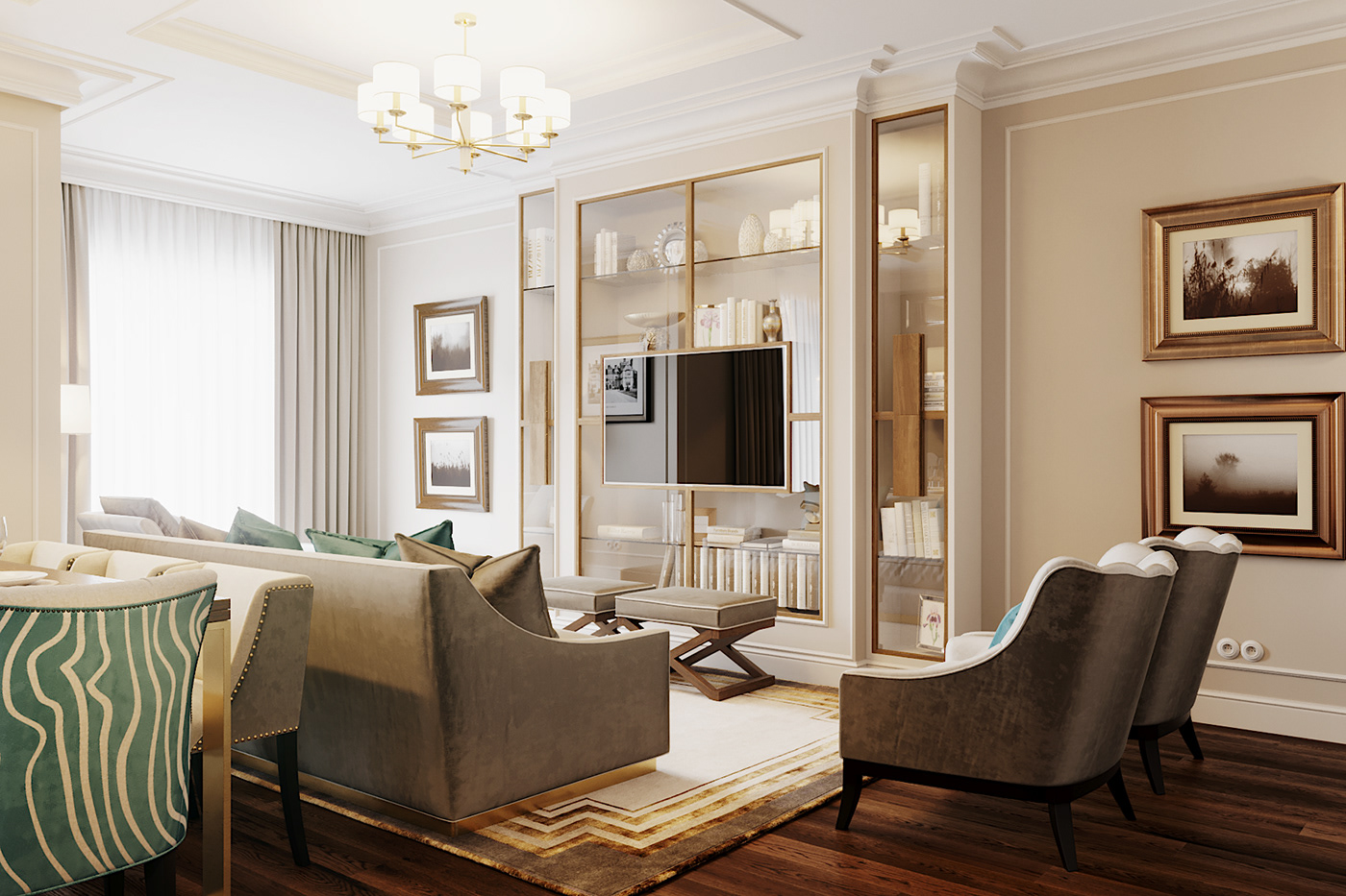 79平方米简欧风格公寓 空间不大也可以装修得高大上