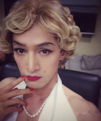 张杰的女装照片, 没想到还真的挺好看的!