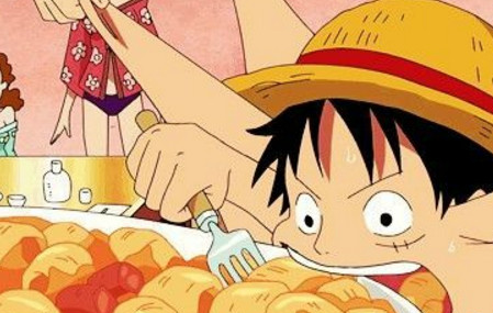 动漫中最能吃的大胃王,路飞仅第二,第一最帅但最能吃