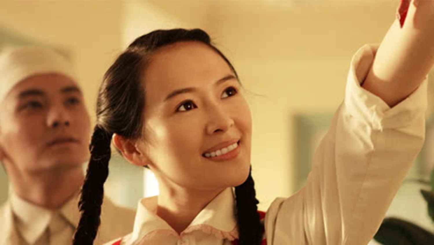 章子怡在无问西东的青春形象中颜值再次爆棚