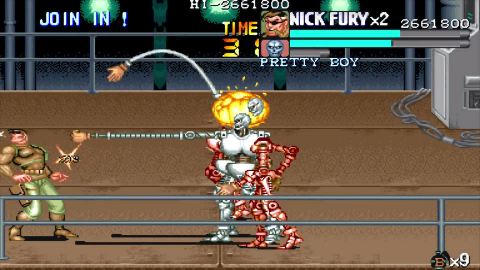 惩罚者 全机器人场景 还是很难缠的 大神是用喷火器通过的