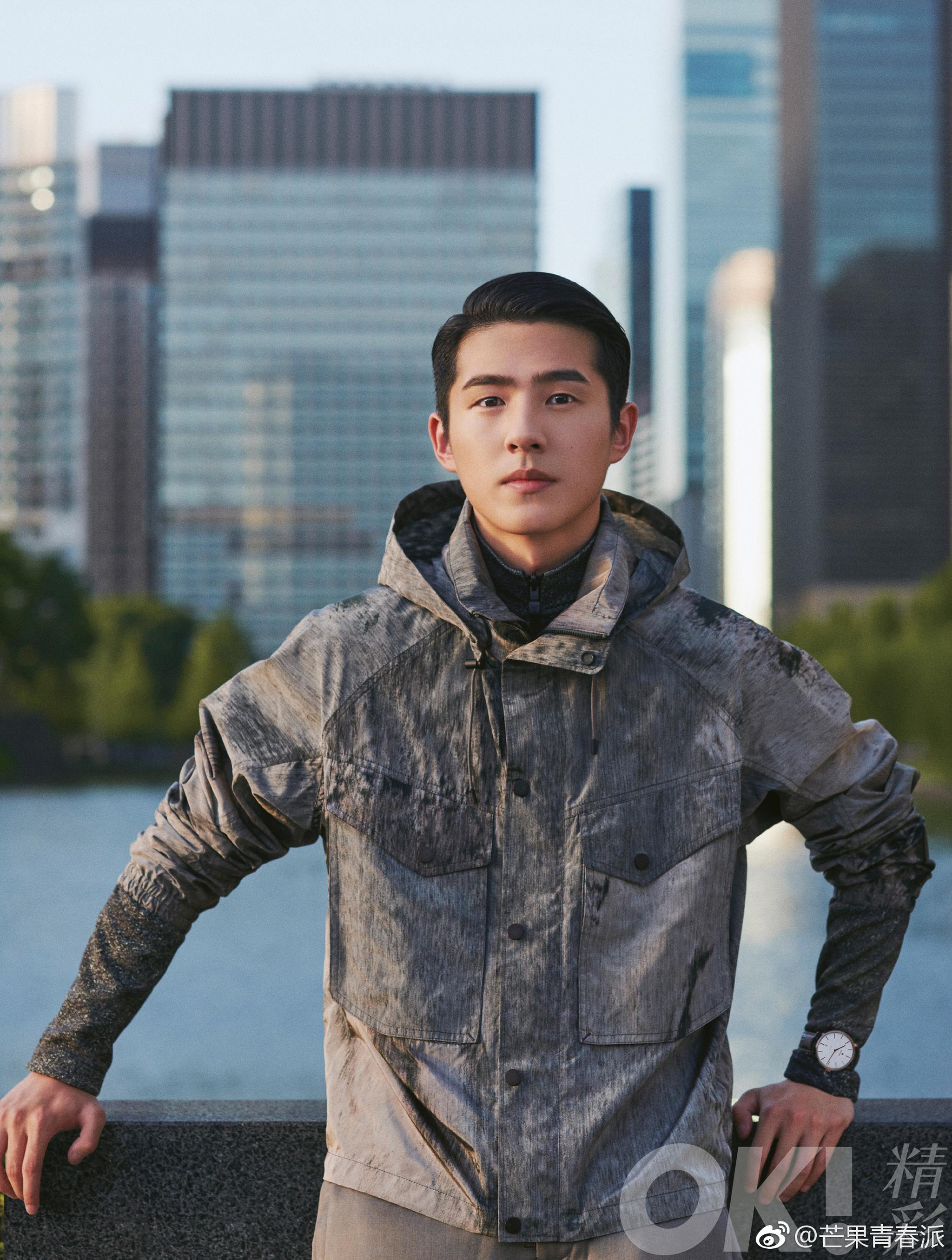 刘昊然生日月再登《ok!精彩》杂志双封面.于日本上演时尚写真