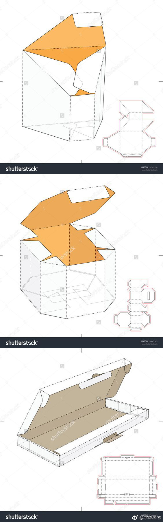 创意包装设计展开图大全
