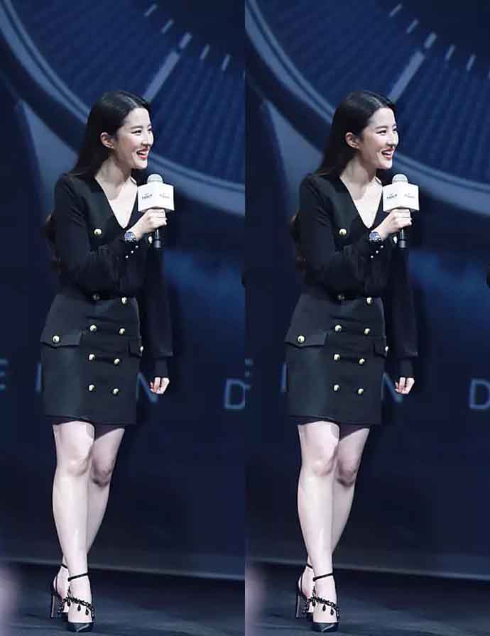 刘亦菲颜值彻底崩塌,未修图惊呆众人,网友:看腿她得有150斤