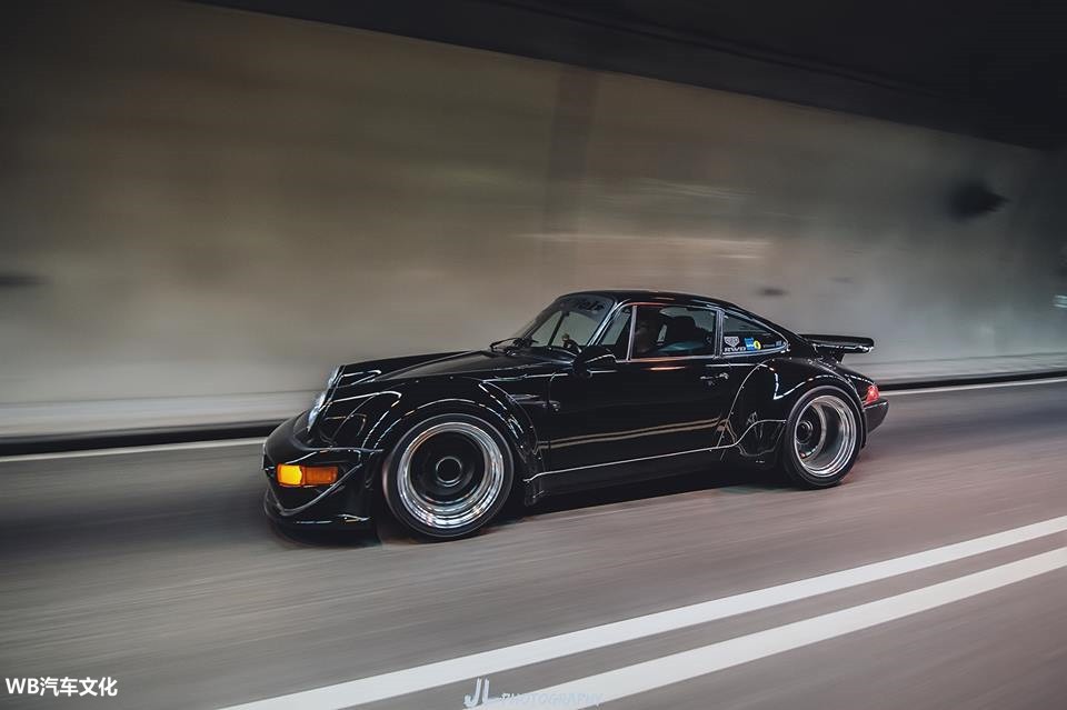 看照片就能感受到他的故事经典老车保时捷rwb964