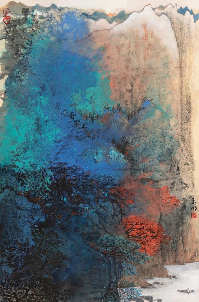 宋玉明山水画