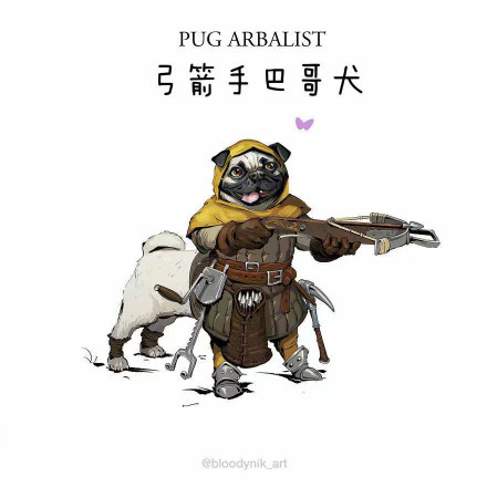 "半人狗" ,插画师 nikita orlov 突发奇想创作的插画系列