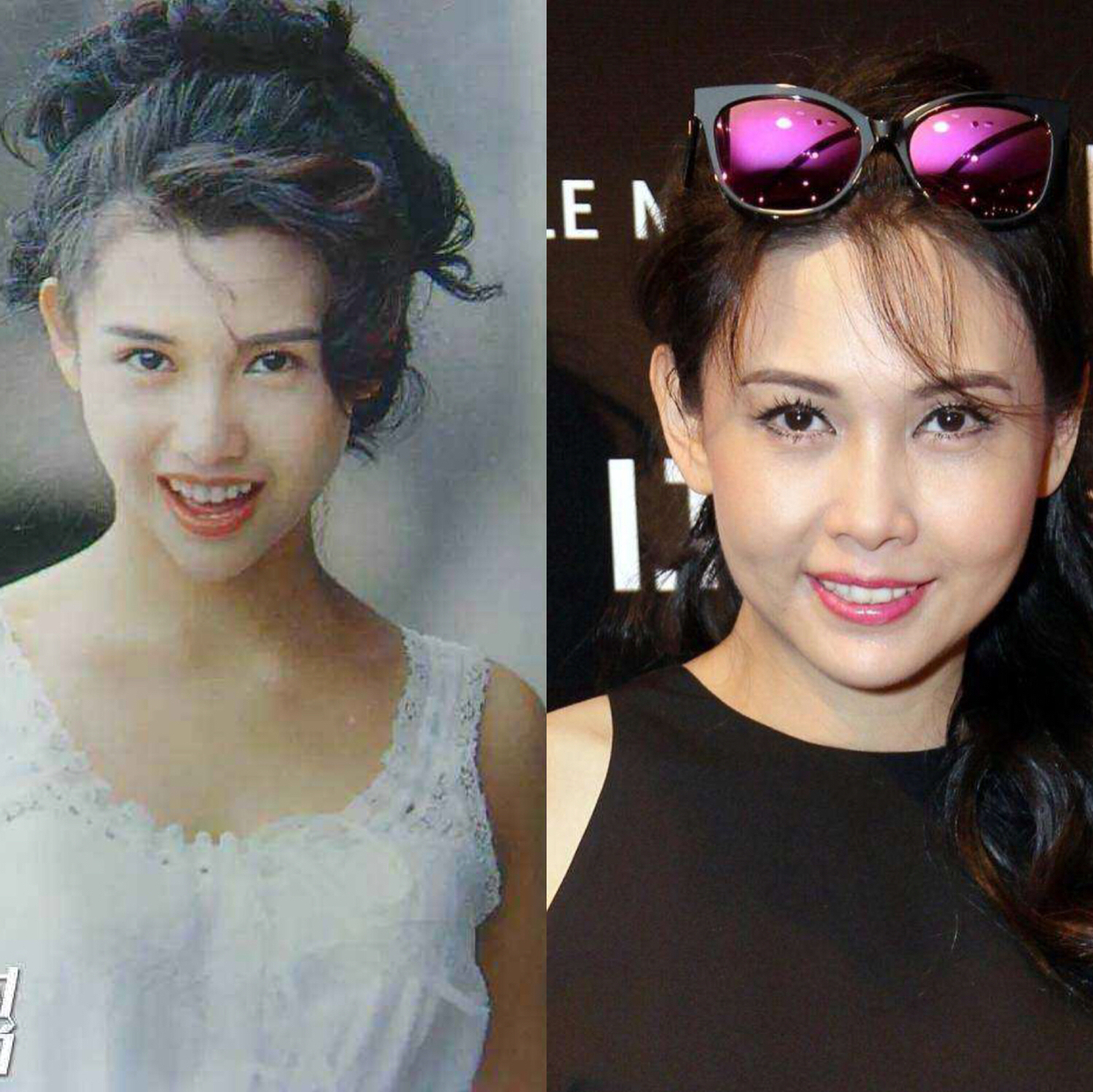 香港女神年青时候对比照 感慨岁月蹉跎|邱淑贞|蔡少芬|李嘉欣_新浪