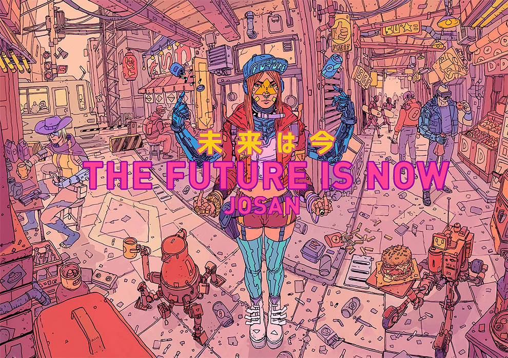 未来就是现在 | 西班牙插画家 Josan Gonzalez 关于反乌托邦未来的赛