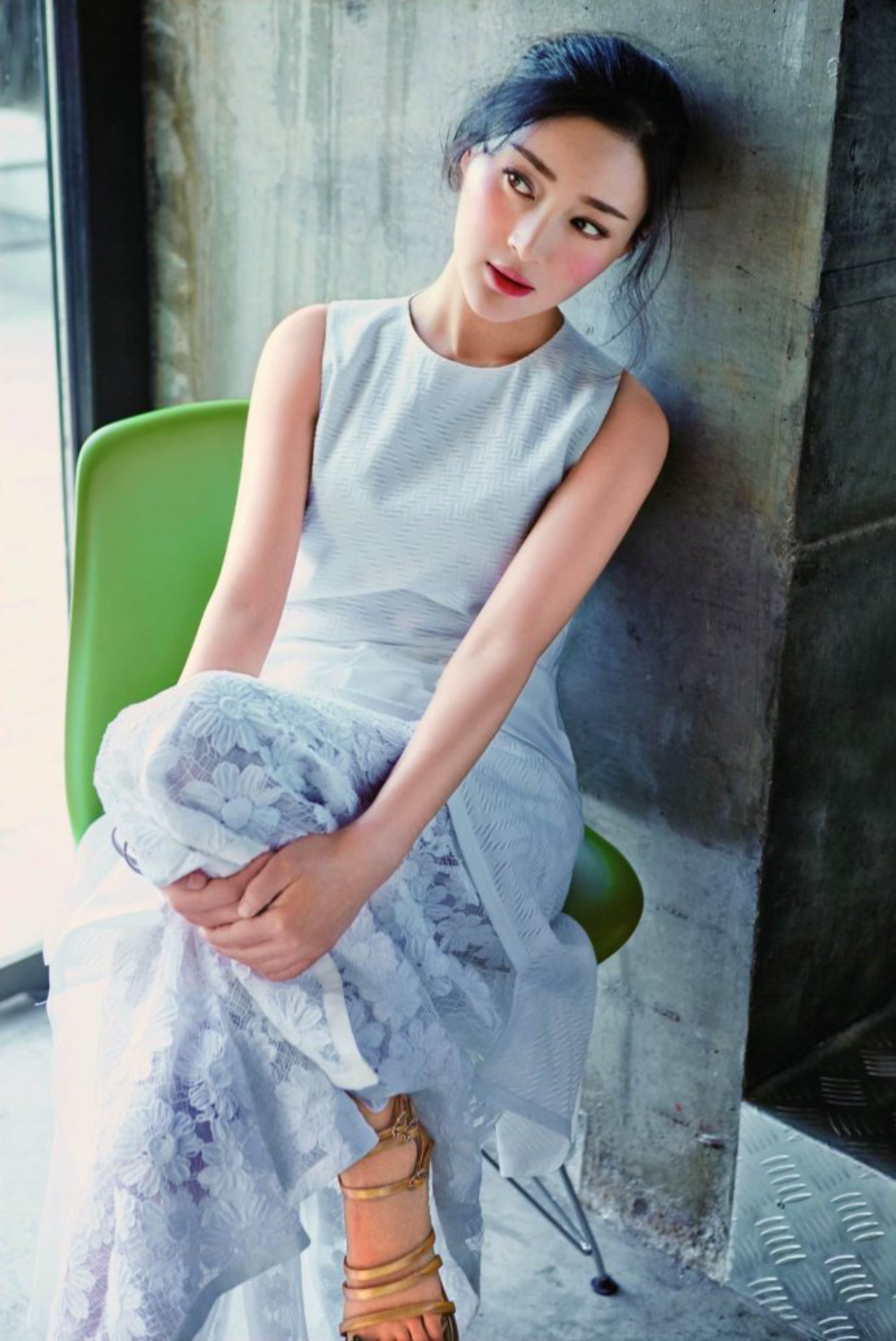 性感女星甘婷婷的哪个部位最美?