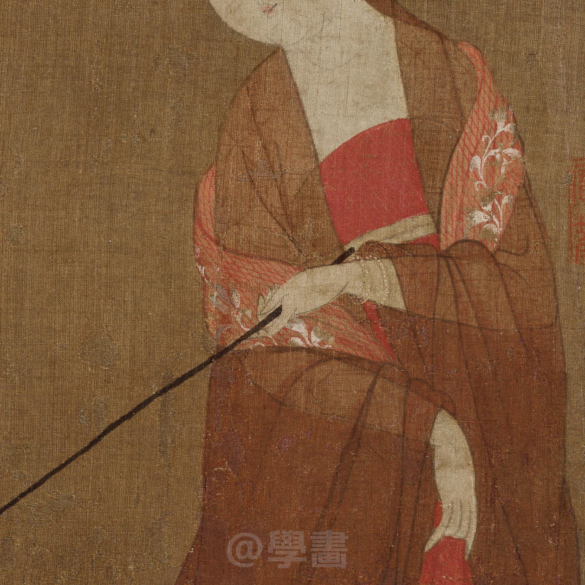 中国十大传世名画"唐宫仕女图"之《簪花仕女图》周昉作|周昉|簪花仕女