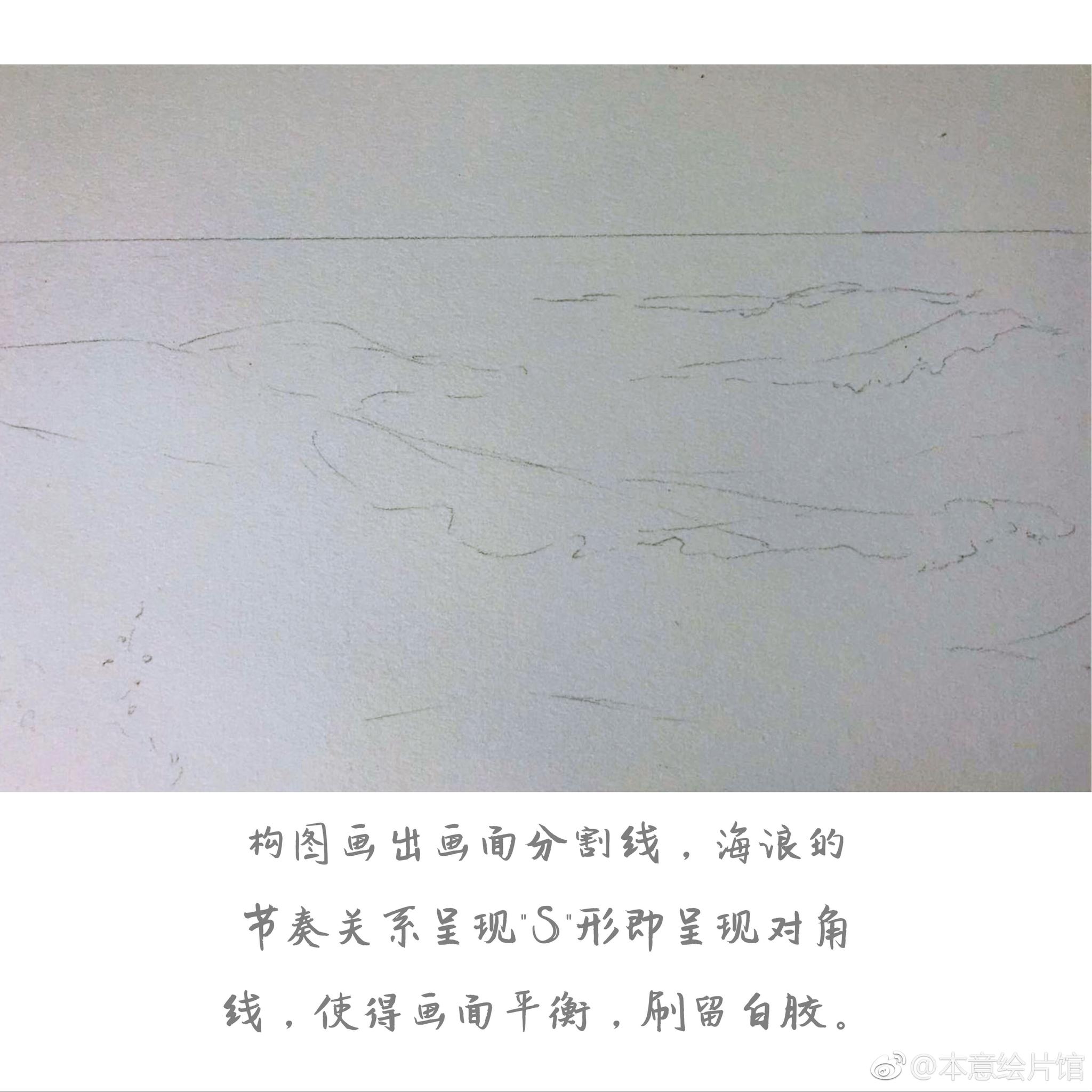 带你看海浪🌊。 | 绘画：_新浪新闻