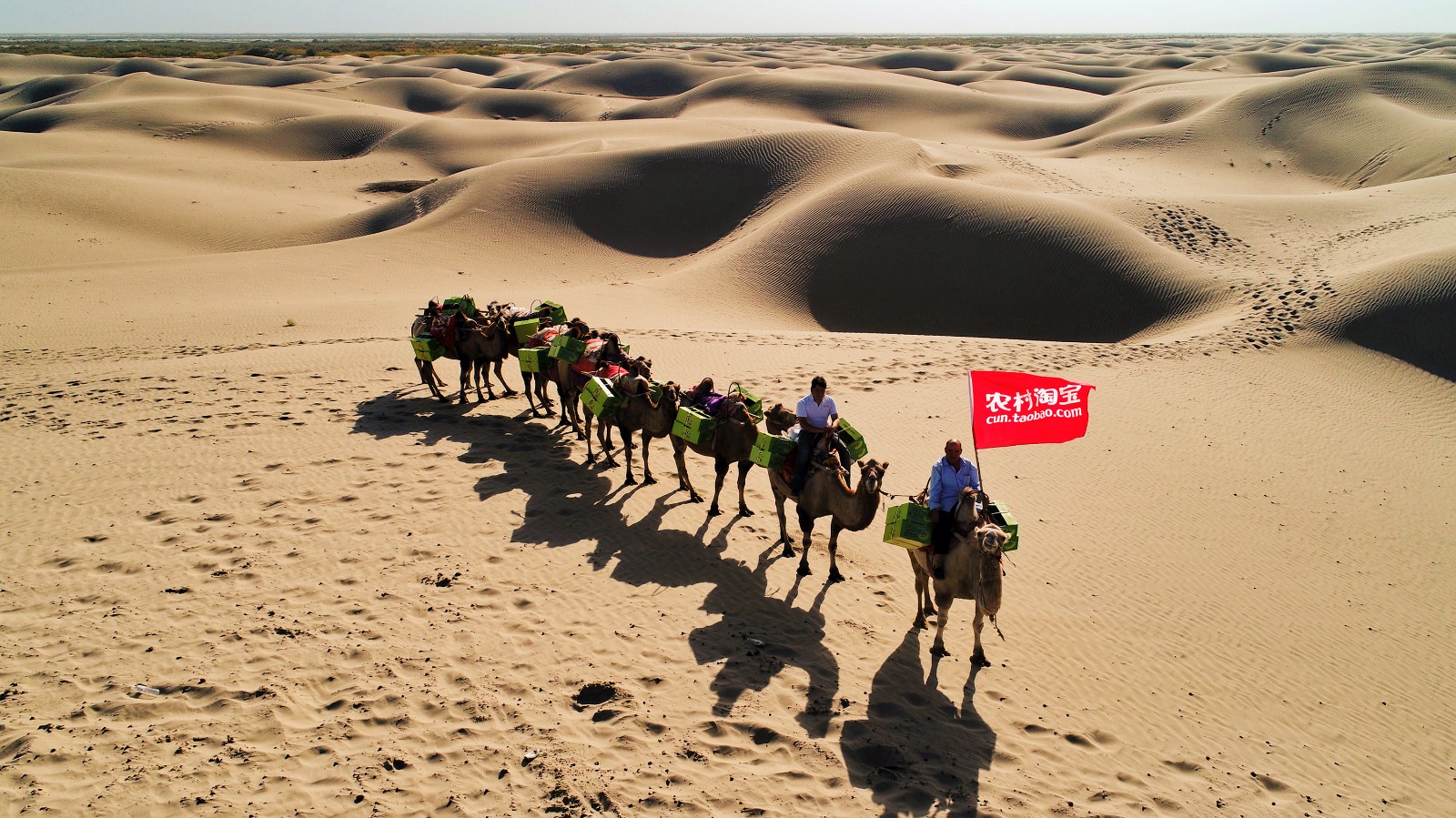 这个时候,沙漠深处传来一阵清脆的铃声,亚森的妻子喊道,"驼铃".