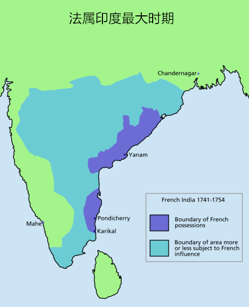 二,收回法属印度领土.