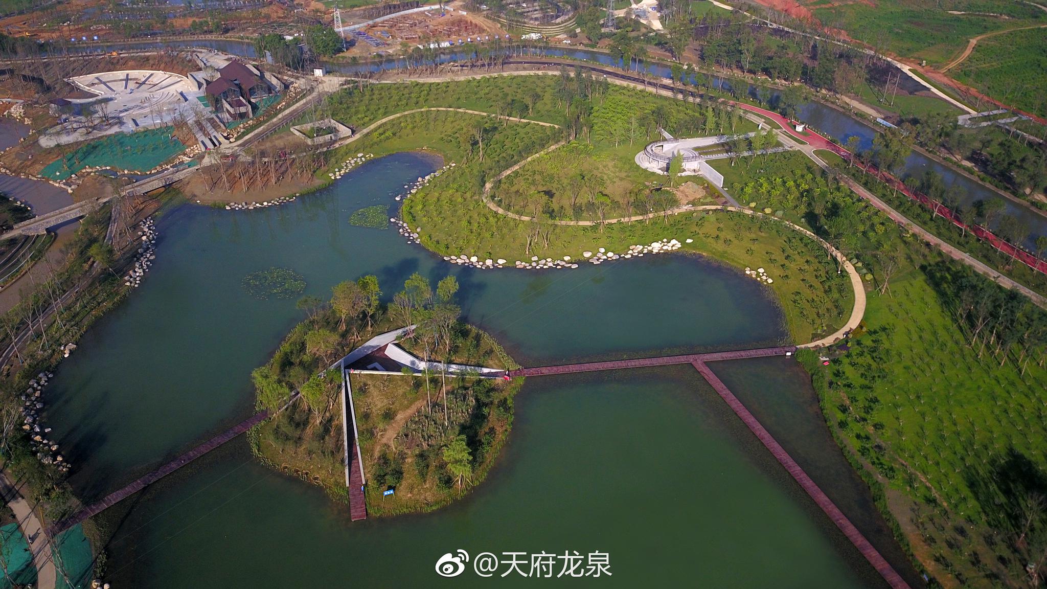 龙泉驿新晋网红打卡地:高颜值的玉石湿地公园等着你!