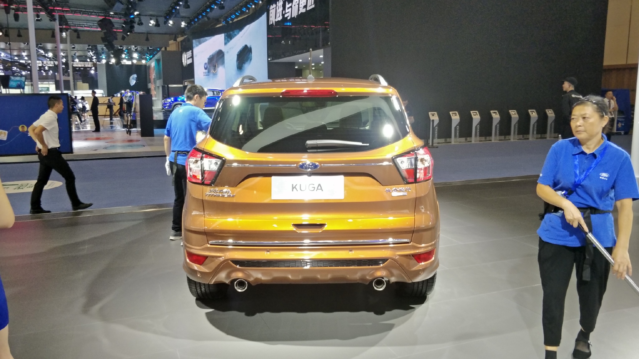 中控尺寸大幅提升,新款福特翼虎亮相成都车展