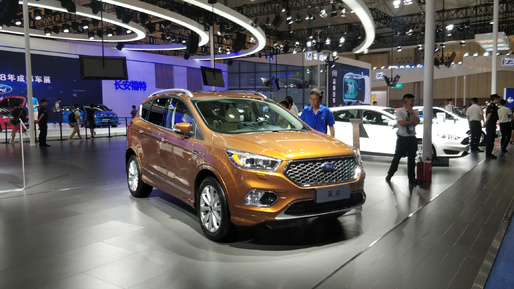 中控尺寸大幅提升,新款福特翼虎亮相成都车展