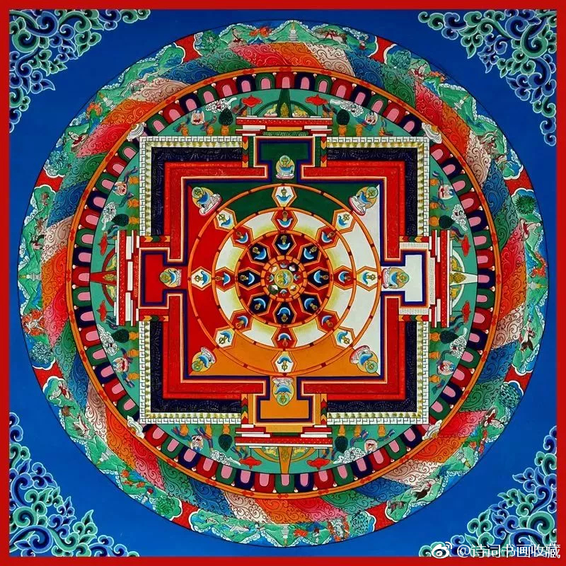 坛城沙画佛教精美绝伦的艺术瑰宝