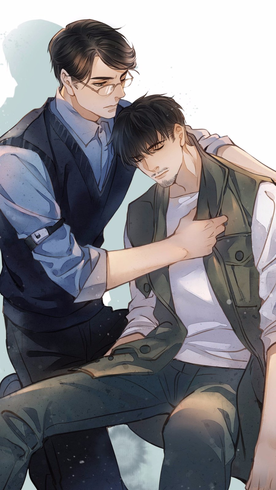 手机壁纸第105期:《镇魂》tv剧同人版,腐到没有天际了|镇魂|同人|天际