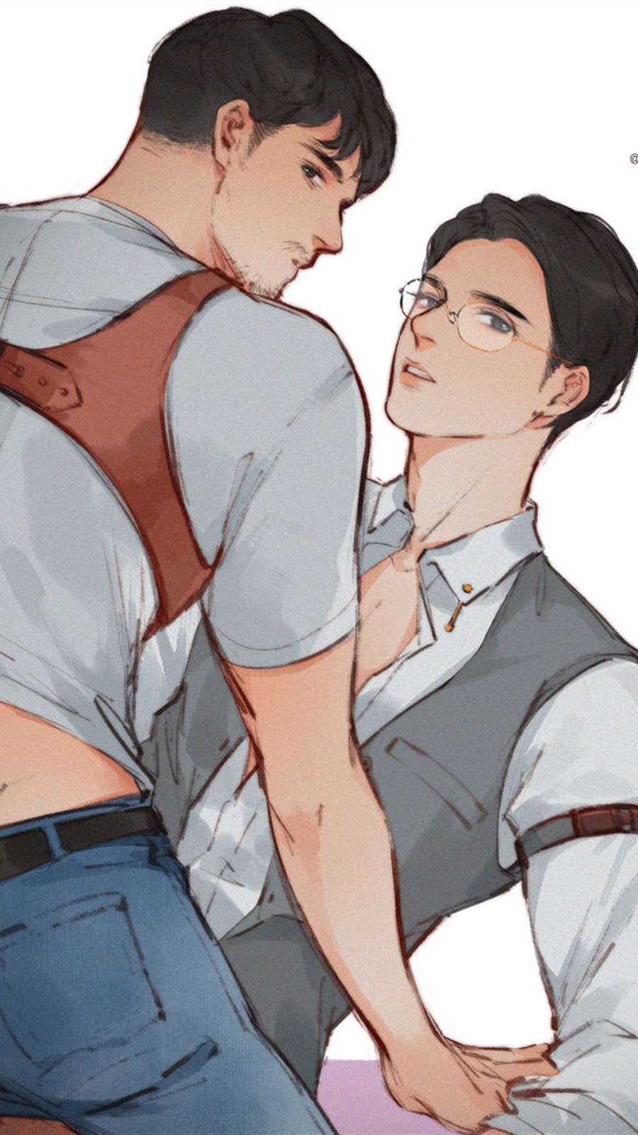 手机壁纸第105期:《镇魂》tv剧同人版,腐到没有天际了|镇魂|同人|天际