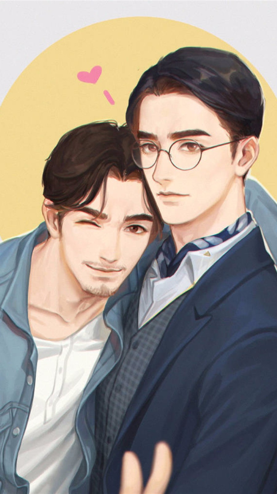 手机壁纸第105期:《镇魂》tv剧同人版,腐到没有天际了|镇魂|同人|天际