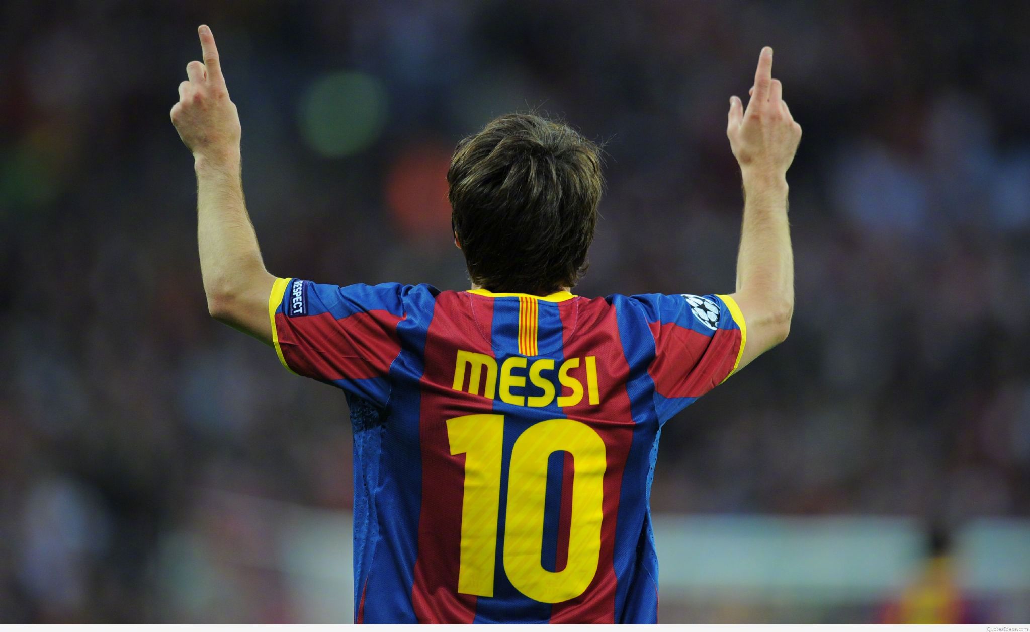 梅西巴萨10号心