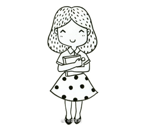 一组简单易学的人物简笔画