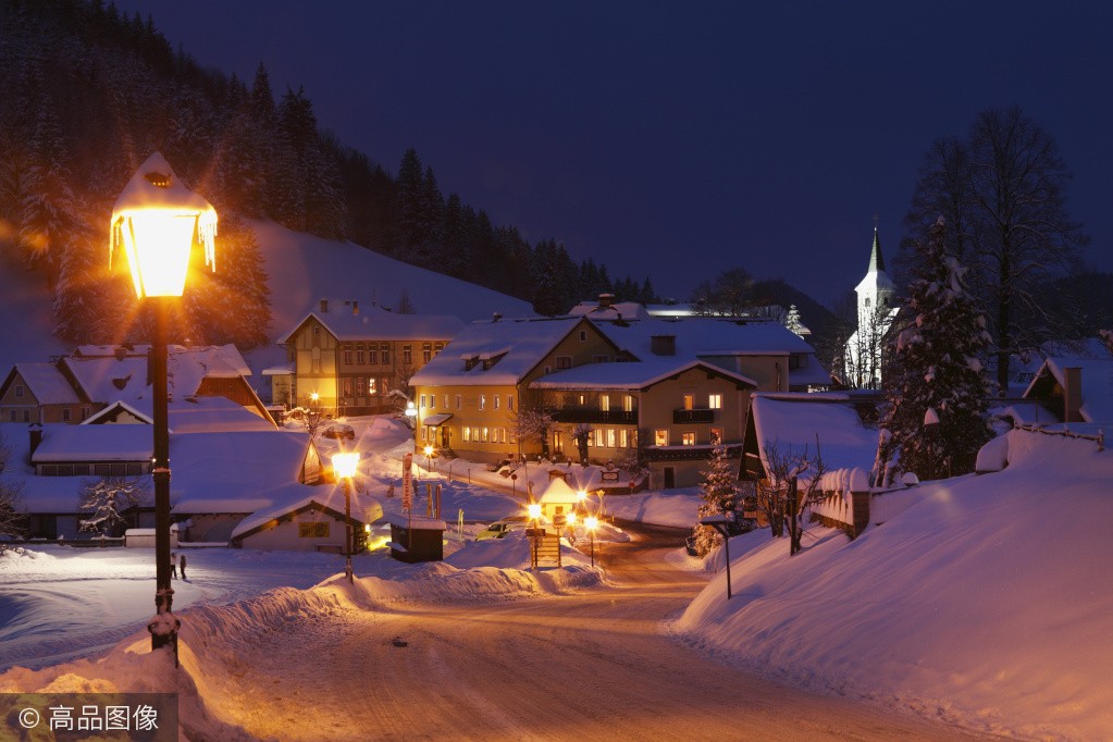沉浸在雪中的童话小镇其实就在你身边