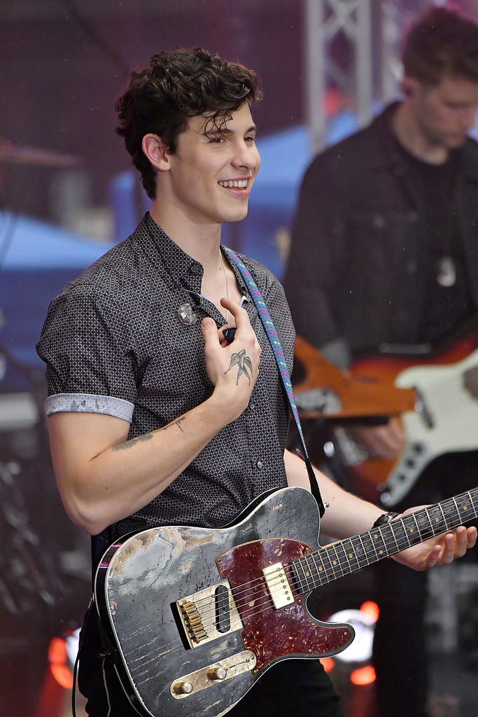 萌德shawn mendes 当地时间6月1日在纽约洛克菲勒广场nbcs today