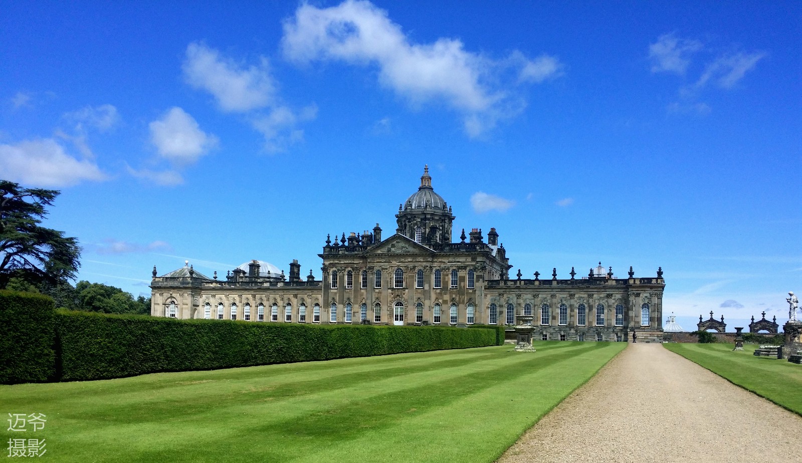 因周杰伦昆凌大婚而名声大噪的英国霍华德城堡原创摄影