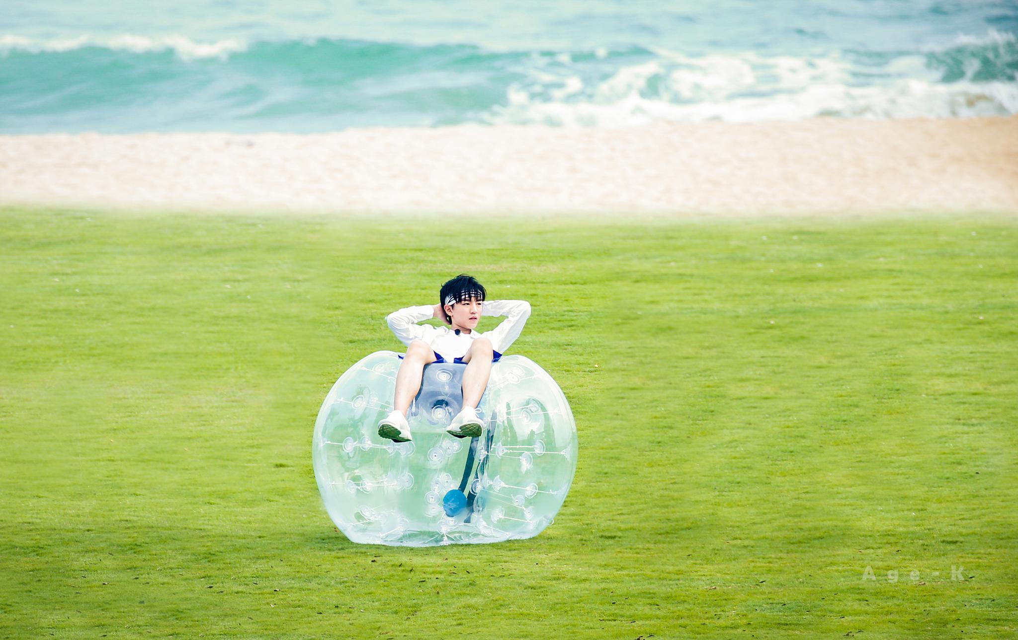 王俊凯 海边奔跑的少年清新又美好