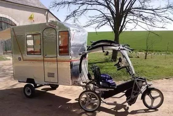 自行车被爆改成房车, 惊倒一片, 还有你更想不到的