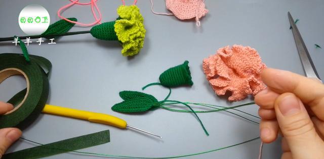 冰丝线钩拖鞋教程