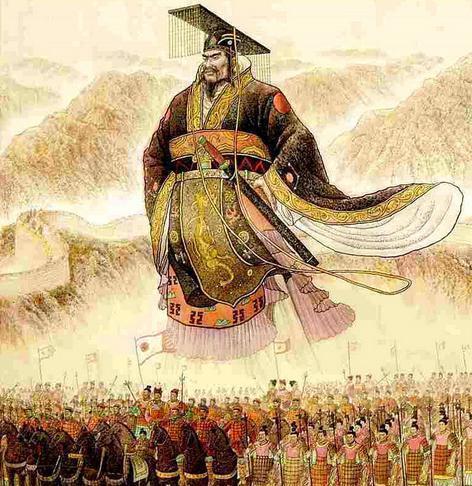 始皇帝 嬴政秦王扫六合,虎视何雄哉.
