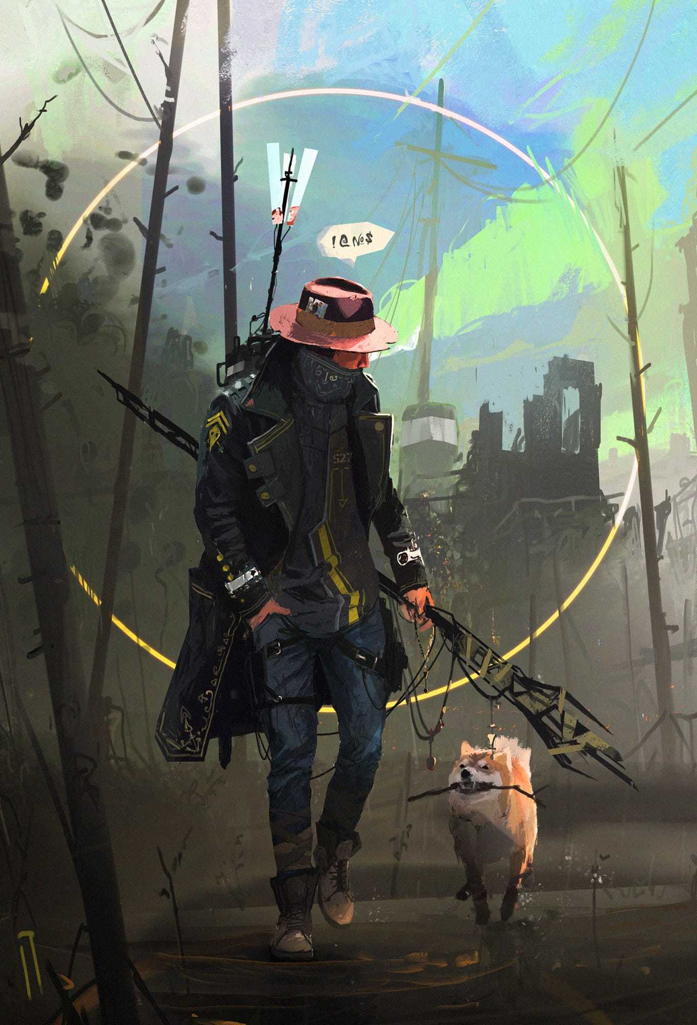 这组超帅气的科幻概念插画