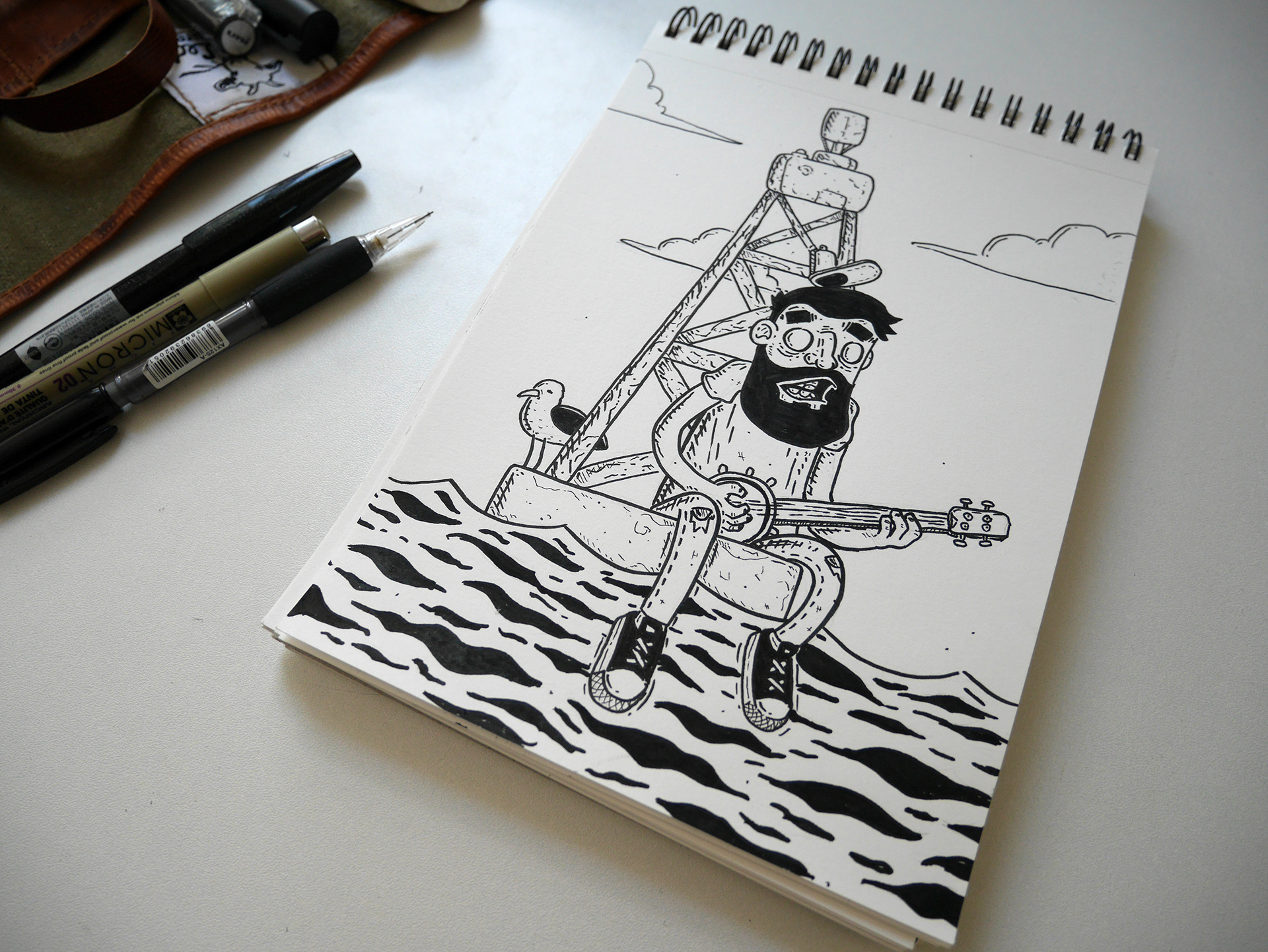 summersketchbook手绘插画