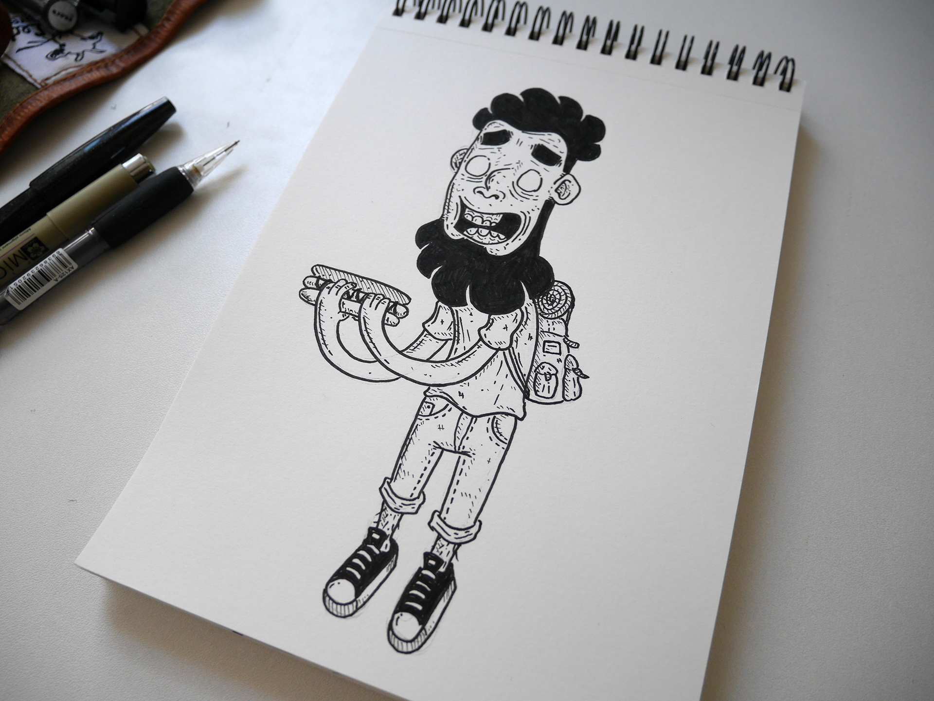 summersketchbook手绘插画