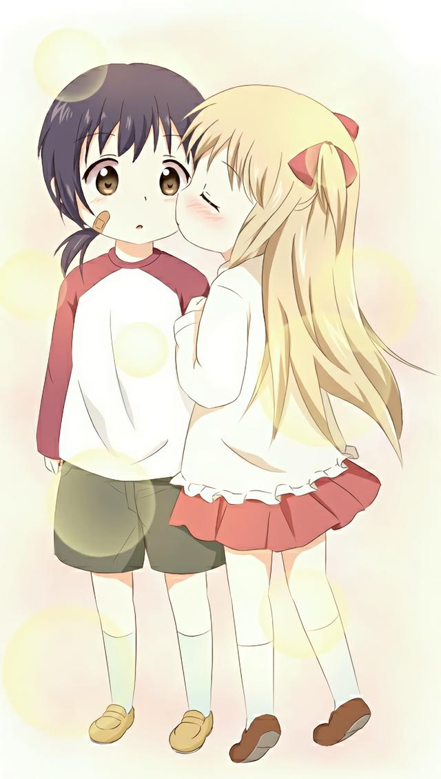 本期动漫壁纸摇曳百合动漫萌图集