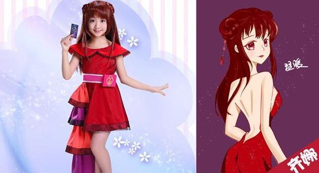 叶罗丽:真人版的cos,莫纱乖巧可爱,冰公主的有点毁形象